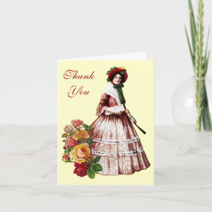 Carte de remerciements Southern Belle
