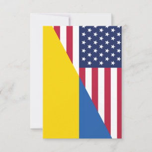 Carte De Remerciements Soutien américain à l'Ukraine Sherpa Blanket