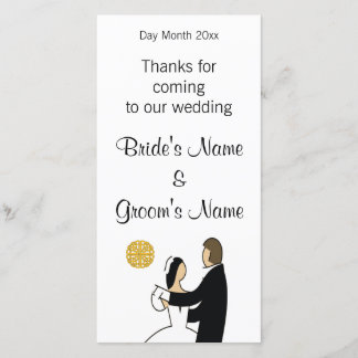 Carte De Remerciements Souvenirs, cadeaux, cadeaux Mariage écossais