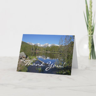 Carte De Remerciements Sprague Lake II au Parc national de Rocky Mountain