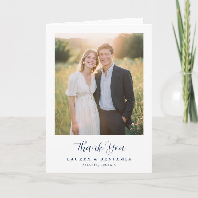 Carte De Remerciements Spring Floral Wedding (Devant)