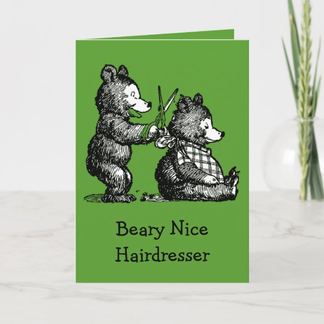 Carte De Remerciements St Patrick's Day for Hairdresser (Devant)