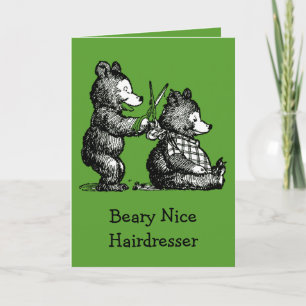 Carte De Remerciements St Patrick's Day for Hairdresser