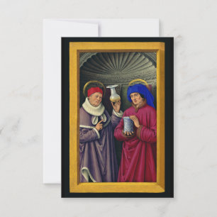Carte De Remerciements Sts. Cosmas et Damian Saints patrons de la santé