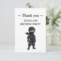 Style Anime Ninja Guerriers Garçons Fête d'anniver