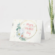Style vintage Floral Bonne Fête des Mères