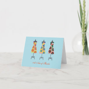 Carte De Remerciements Sun Dress Thank You Note