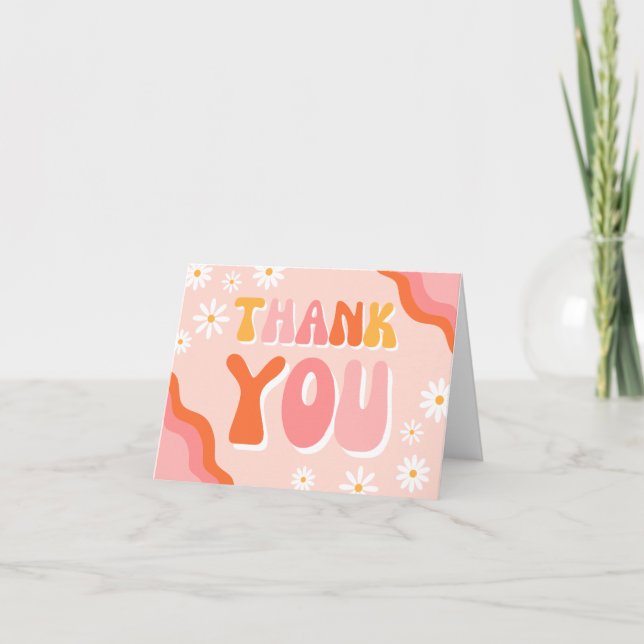 Carte de remerciements super | Merci d'anniversair (Devant)