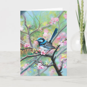 Carte De Remerciements Superbe Fairy Wren -