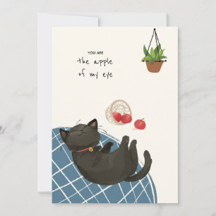 Carte De Remerciements [Sur mesure] La journée d'un chat - La prunelle de
