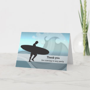 Carte De Remerciements Surf