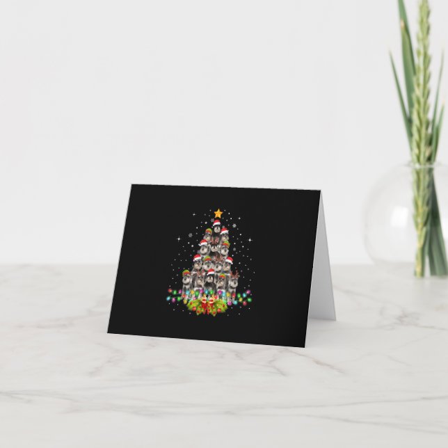 Carte De Remerciements Sweater Xmas Pet (Devant)