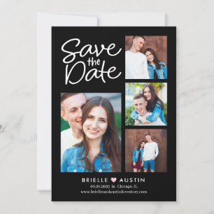 Carte De Remerciements Sweet Couple EDITABLE COLOR Save The Date Card