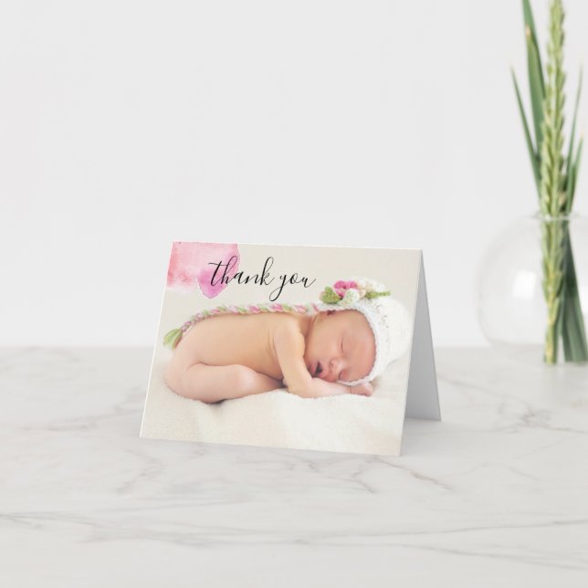 Carte De Remerciements Sweet New Baby Gift (Devant)