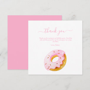 Carte De Remerciements Sweet One Donuts Anniversaire Invitation, Donuts R