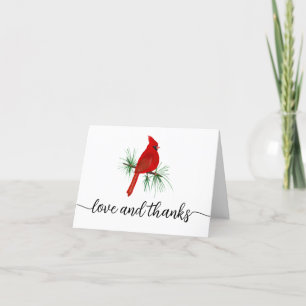 Carte De Remerciements Sympathie pour le Cardinal Funeral Memorial