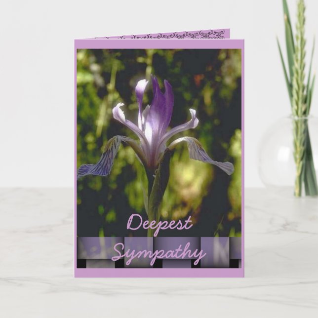 Carte De Remerciements Sympathie profonde (Devant)
