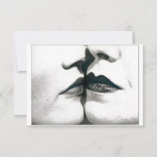 Carte De Remerciements T-shirt baiser lesbienne personnalisable