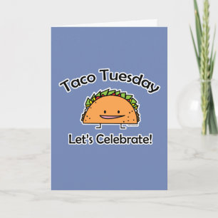 Carte De Remerciements Taco mardi fromage à coque Cuisine mexicaine