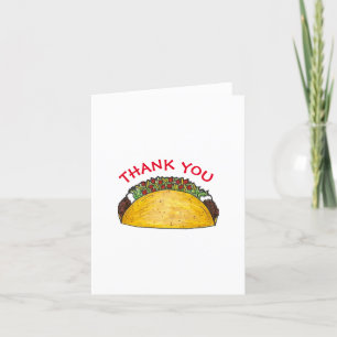 Carte De Remerciements Taco TWOSday Mardi 2 Anniversaire fête Fiesta