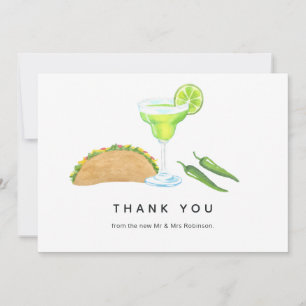 Carte De Remerciements Tacos et Tequila