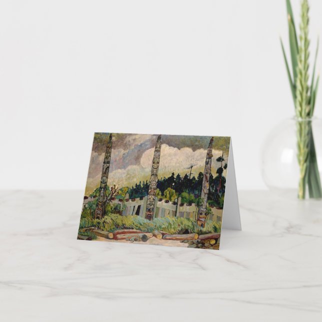 Carte De Remerciements Tanoo, c.r.I., 1913 par Emily Carr (Devant)