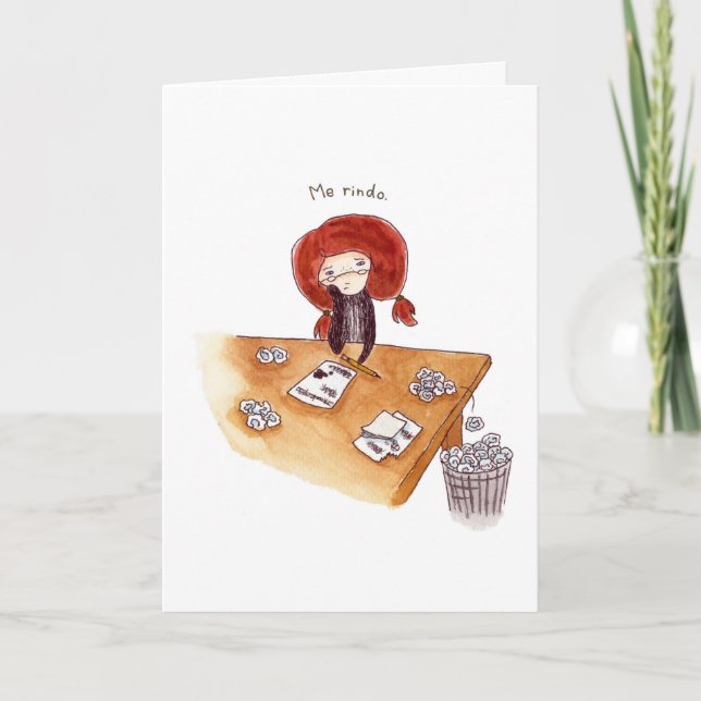 Carte De Remerciements Tarjeta de Gracias (Devant)