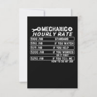 Taux horaire mécanique