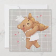 Teddy le Baker avec Croissant