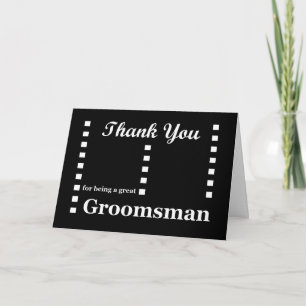 Carte De Remerciements TÉMOIN DE MARIAGE Remerciement de mariage - Chèque
