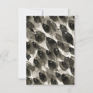 Carte De Remerciements Tempête de poissons