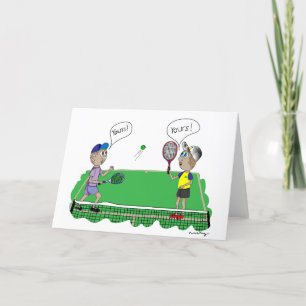 Carte De Remerciements Tennis - VOS