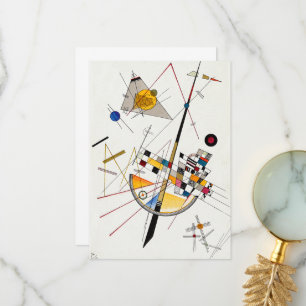 Carte De Remerciements Tension délicate, no 85 par Wassily Kandinsky
