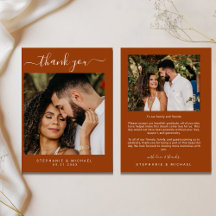 Terracotta Elegant Moderne 2 Mariage photo