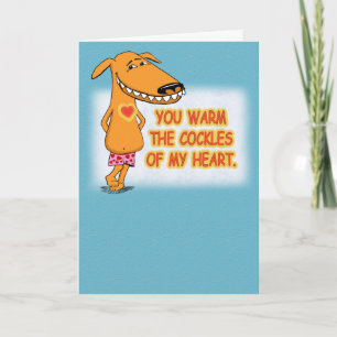 Carte De Remerciements Tes coquilles chaudes de mon coeur