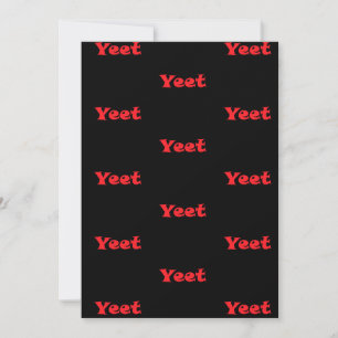 Carte De Remerciements Texte rouge Exclamation virale Exclamation de mot 