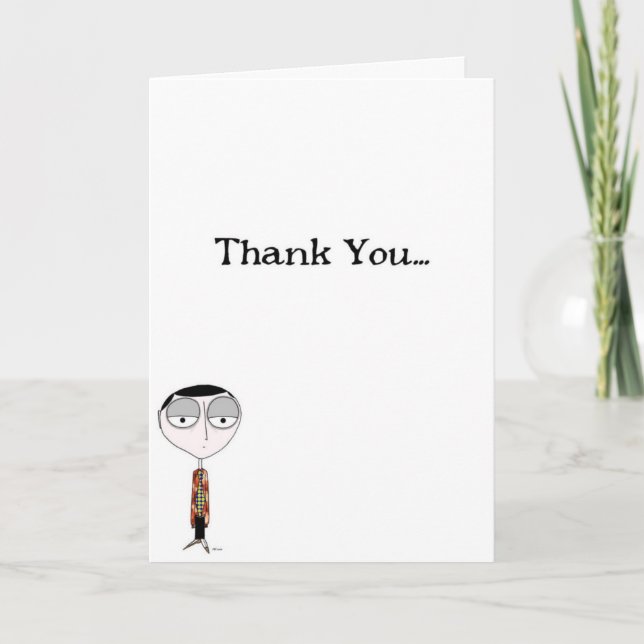 Carte De Remerciements Thank You (Devant)