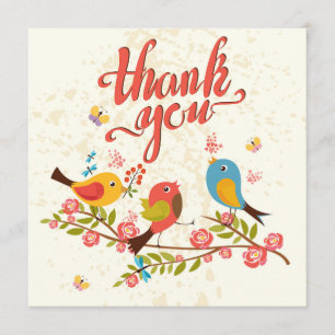 Carte De Remerciements Thank You