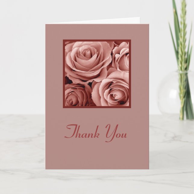 CARTE DE REMERCIEMENTS THANK YOU (Devant)