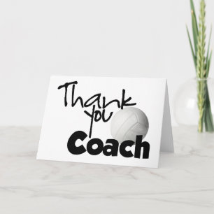 Carte De Remerciements Thank You Coach