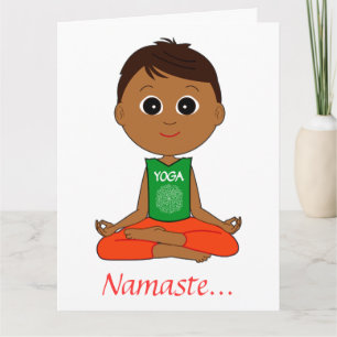 Carte De Remerciements Thank you to a yoga teacher