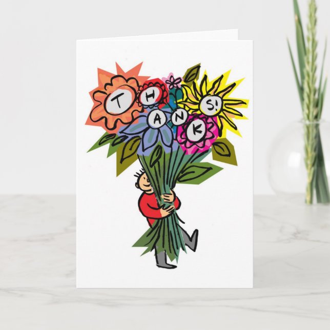 Carte De Remerciements Thanks ! (Devant)