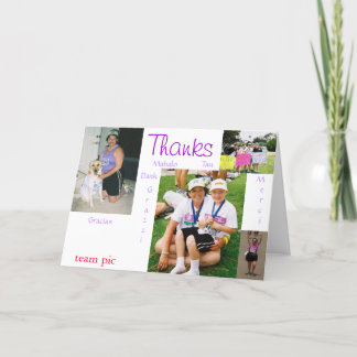 Carte De Remerciements Thanks