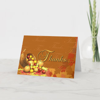 Carte De Remerciements Thanks... pour le nothin !