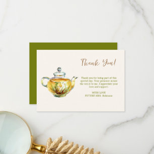 Carte De Remerciements THÉ À LA CAMOMILLE CHARMANT pour un mariage