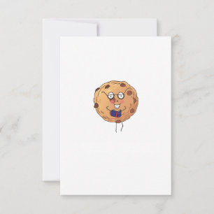 Carte De Remerciements Thème de nourriture mignonne de cookie