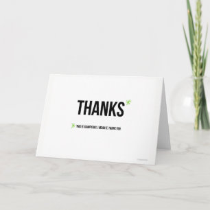 Carte De Remerciements This is Significant Thank You Card