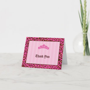 Carte De Remerciements Tiara Thank You Card