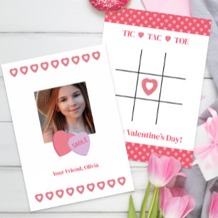 Carte De Remerciements Tic Tac Toe Valentine Photo Classroom Card