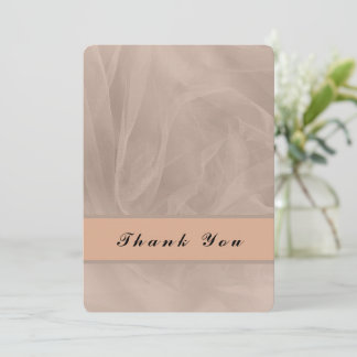Carte De Remerciements Tissu rose imprimé texturé - toutes couleurs
